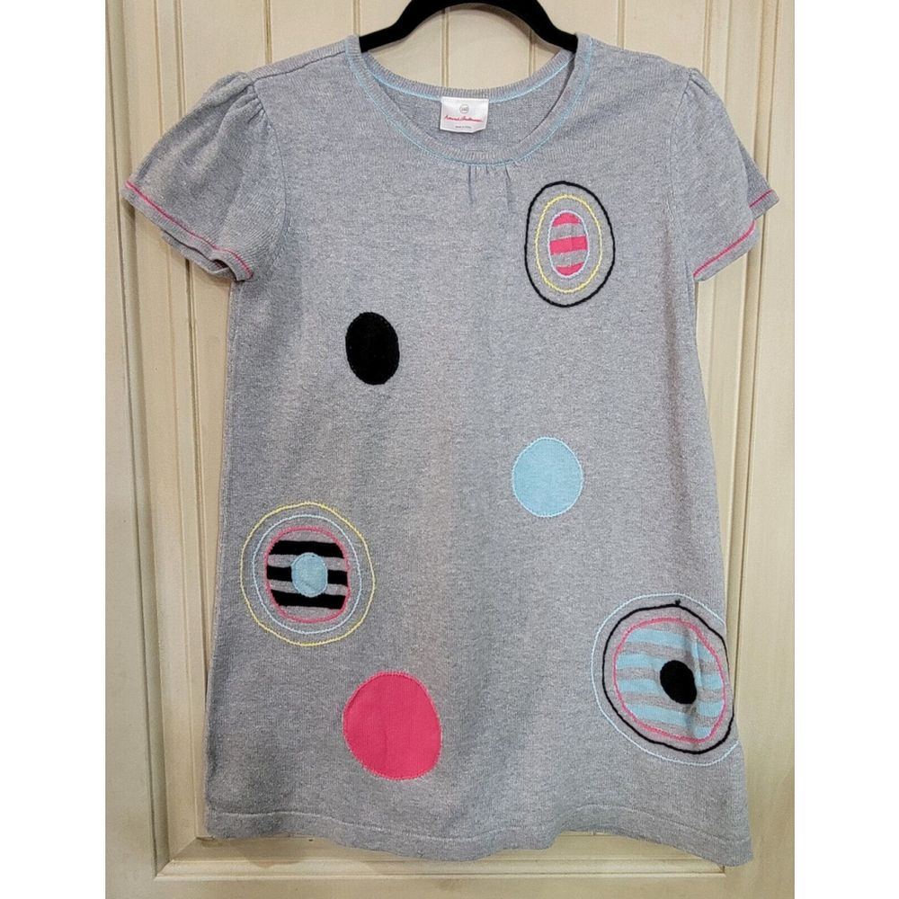 Hanna Anderson Girls Geometric Sweater Dress US (160) 14/16